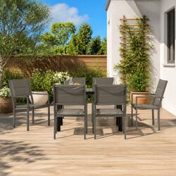 Concise and Reliable 7-Piece Outdoor Dining Set