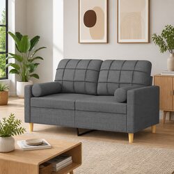 Compact Grey 2-Seater Sofa for Every Room
