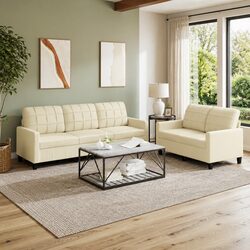 Compact 2 Piece Sofa Set: Stylish and Functional