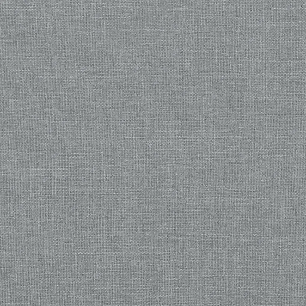 3 Piece Lounge Set Light Grey Fabric with Cushions and Footstool for Relaxation in Living Room