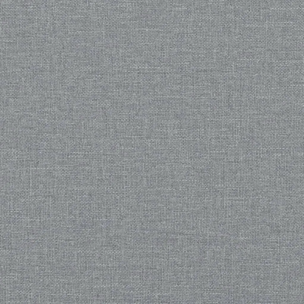 Sofa Set Light Grey 2 Piece Durable Fabric Thickly Padded Cushions