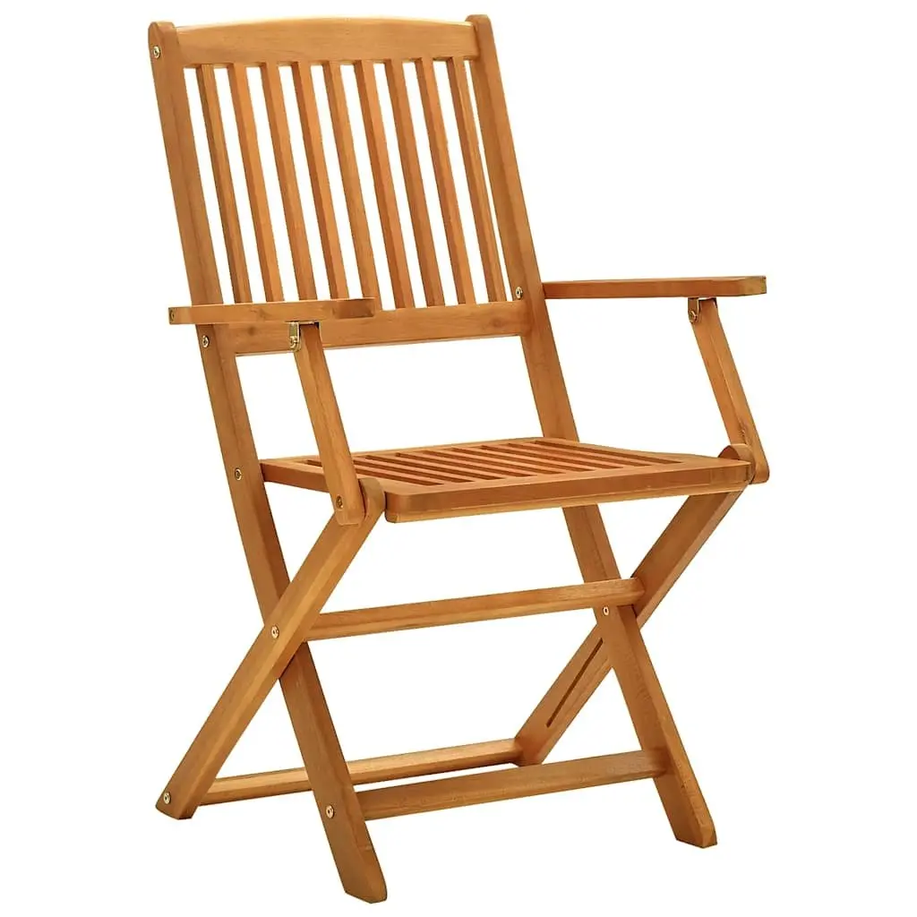 5 Piece Solid Acacia Wood Garden Dining Set