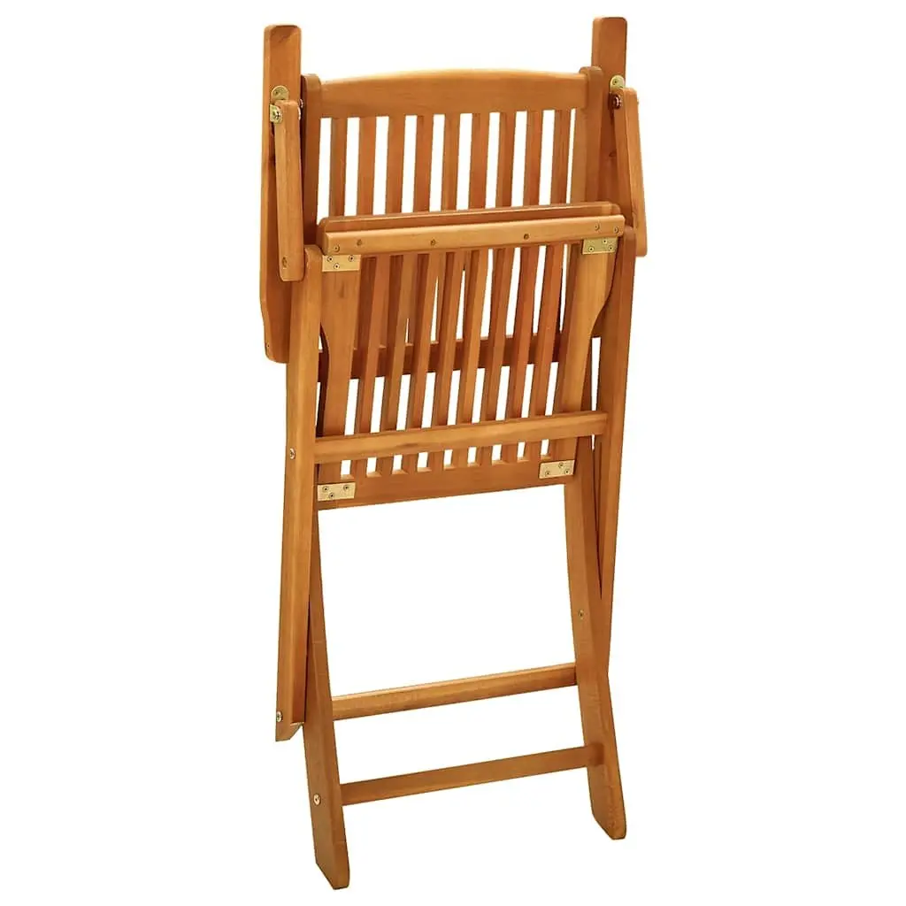 5 Piece Solid Acacia Wood Garden Dining Set
