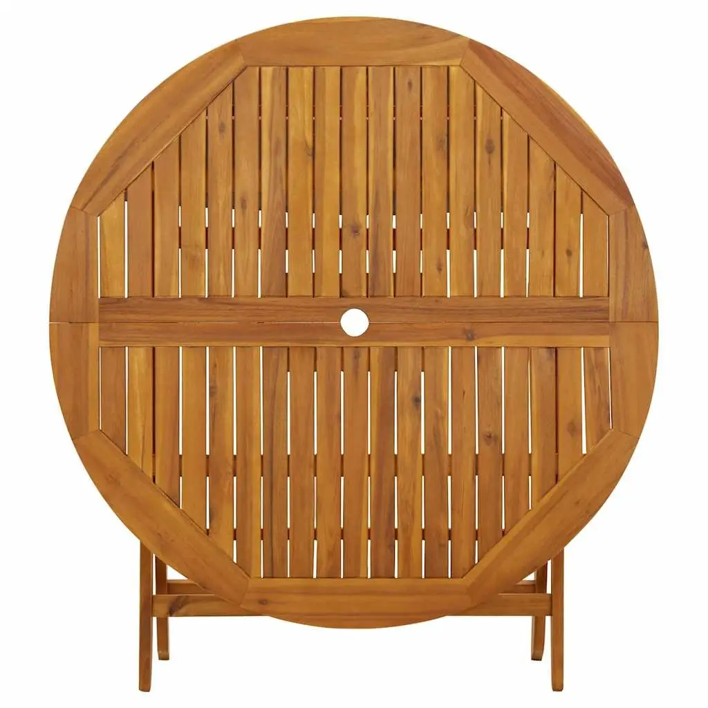 5 Piece Solid Acacia Wood Garden Dining Set