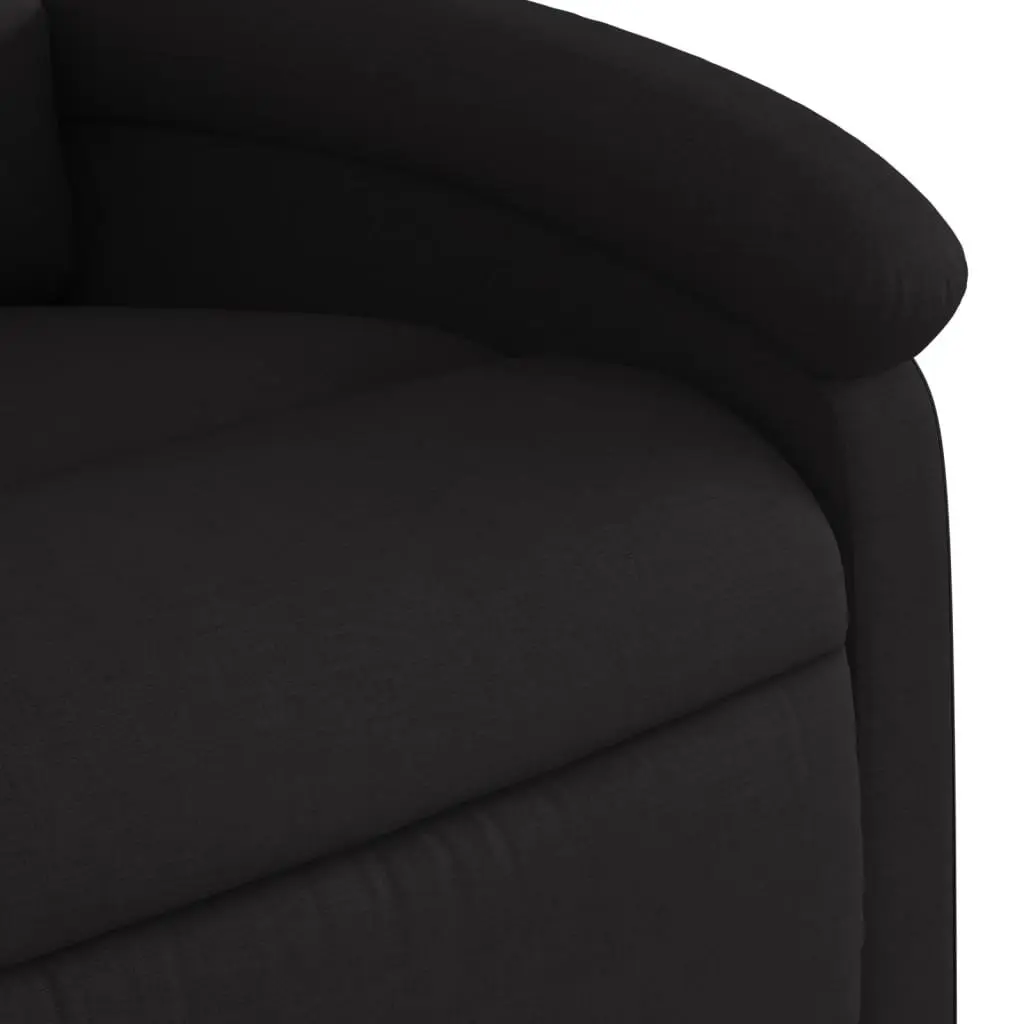 Electric Recliner Armchair Motorized Adjustable Backrest Footrest Black Fabric