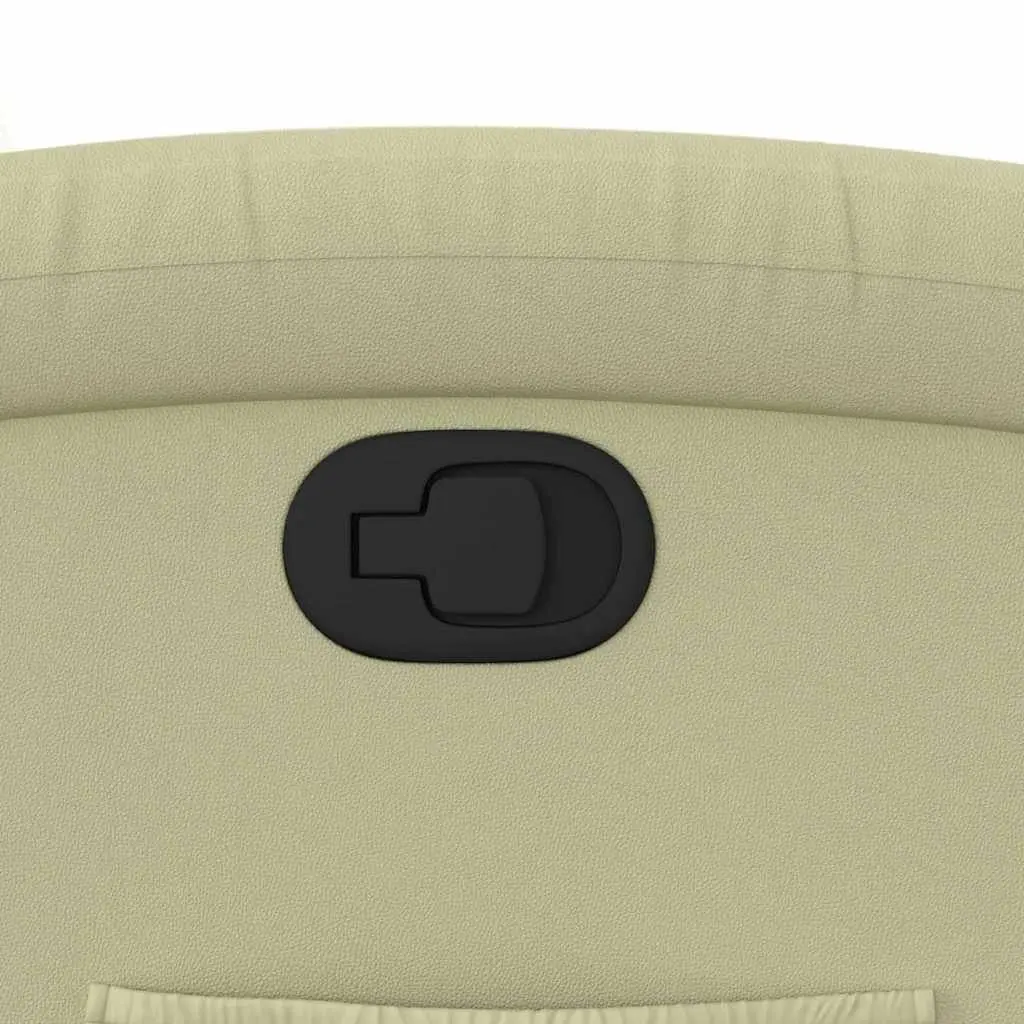 Stand Up Recliner Chair Cream Leather Power Lift Electric Elderly Armchair