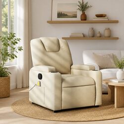 Cream Recliner Chair: Efficient, Comfortable Relaxation