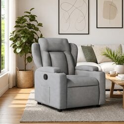 Compact and Comfortable Manual Recliner Chair Design