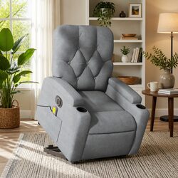 Compact Electric Recliner Chair with Massage Option