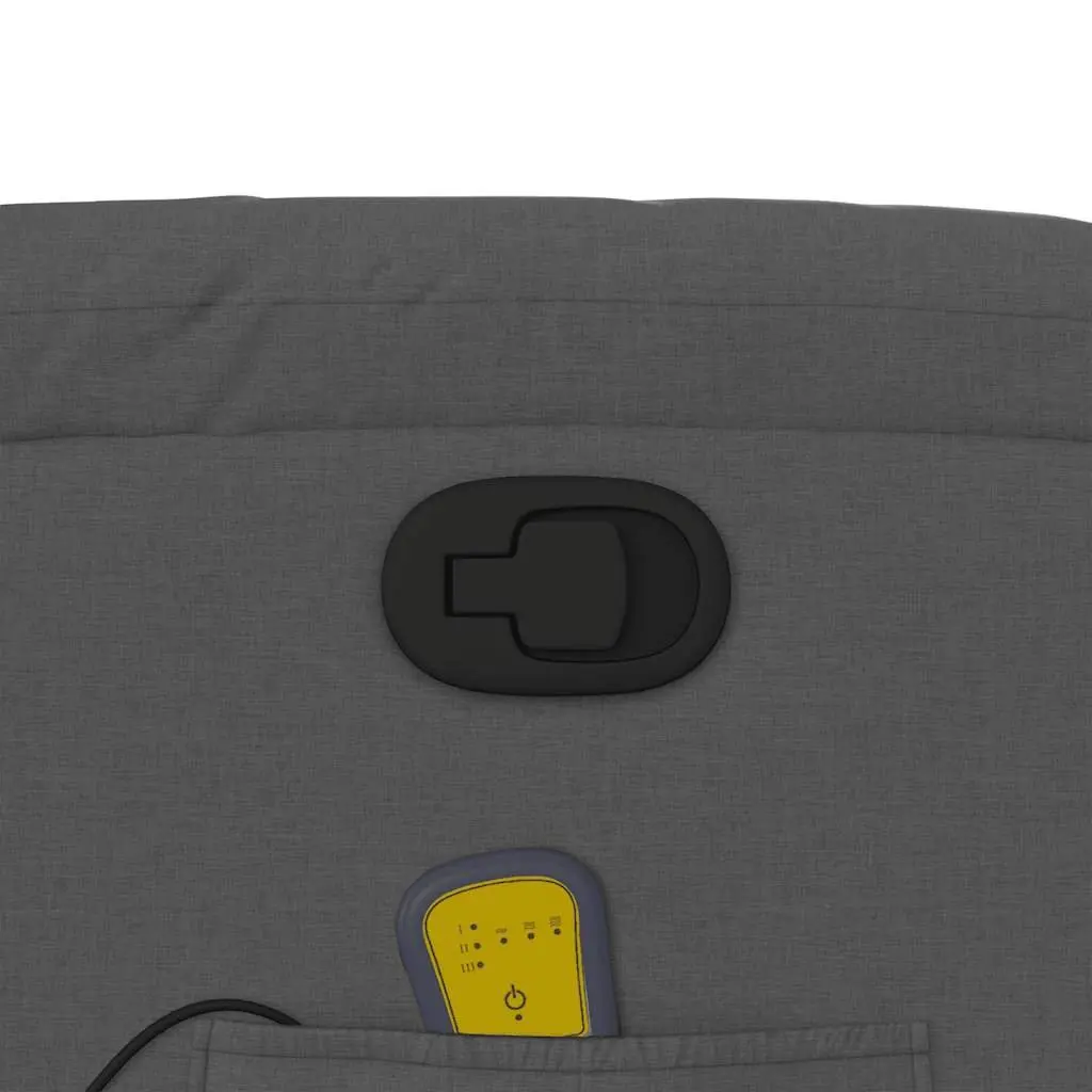 Grey Manual Reclining Chair with Vibration Massage