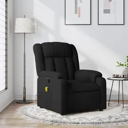 Black Fabric Massage Recliner Chair - Simple and Effective