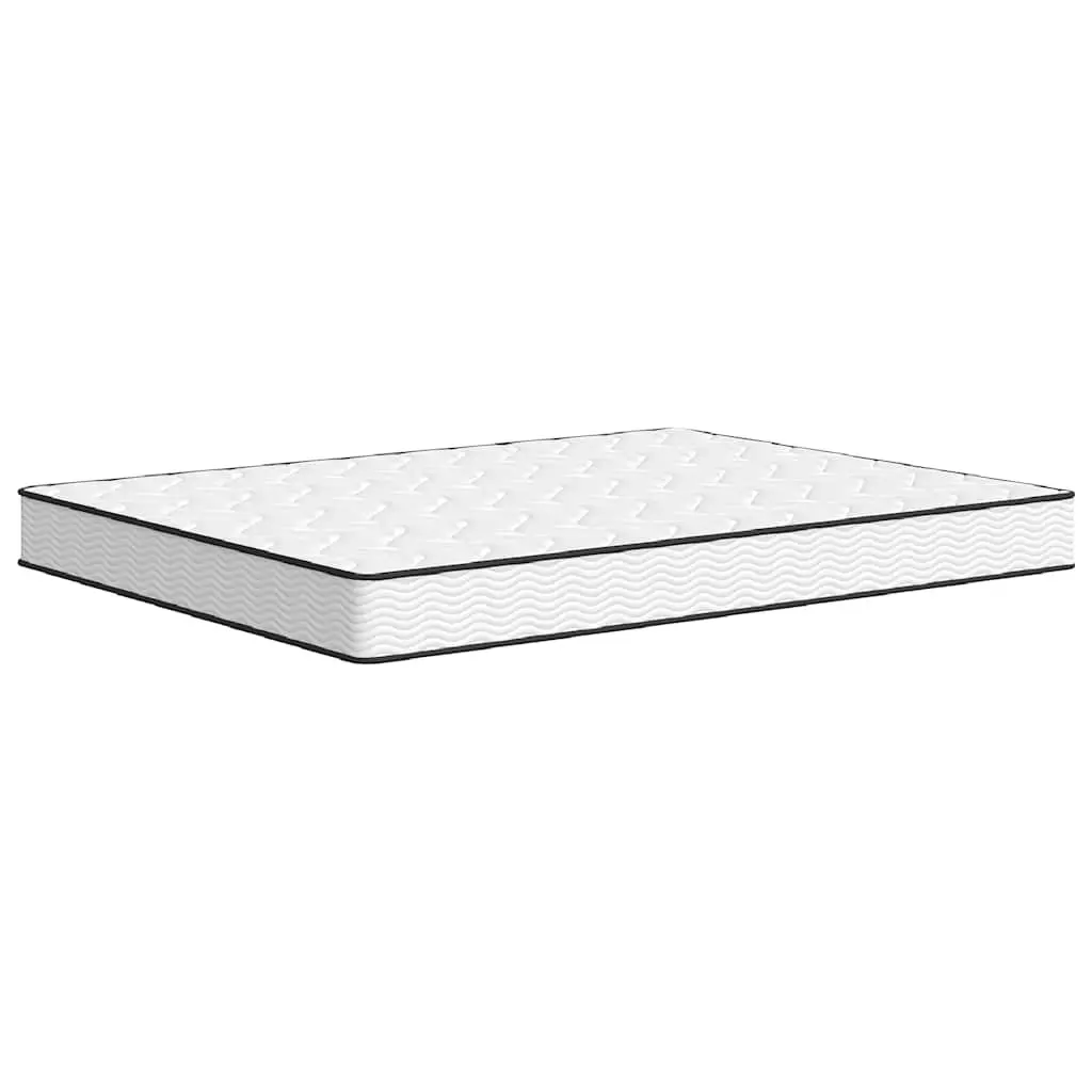 Bonnell Spring Mattress White Queen Size 152x203 cm Medium Firmness