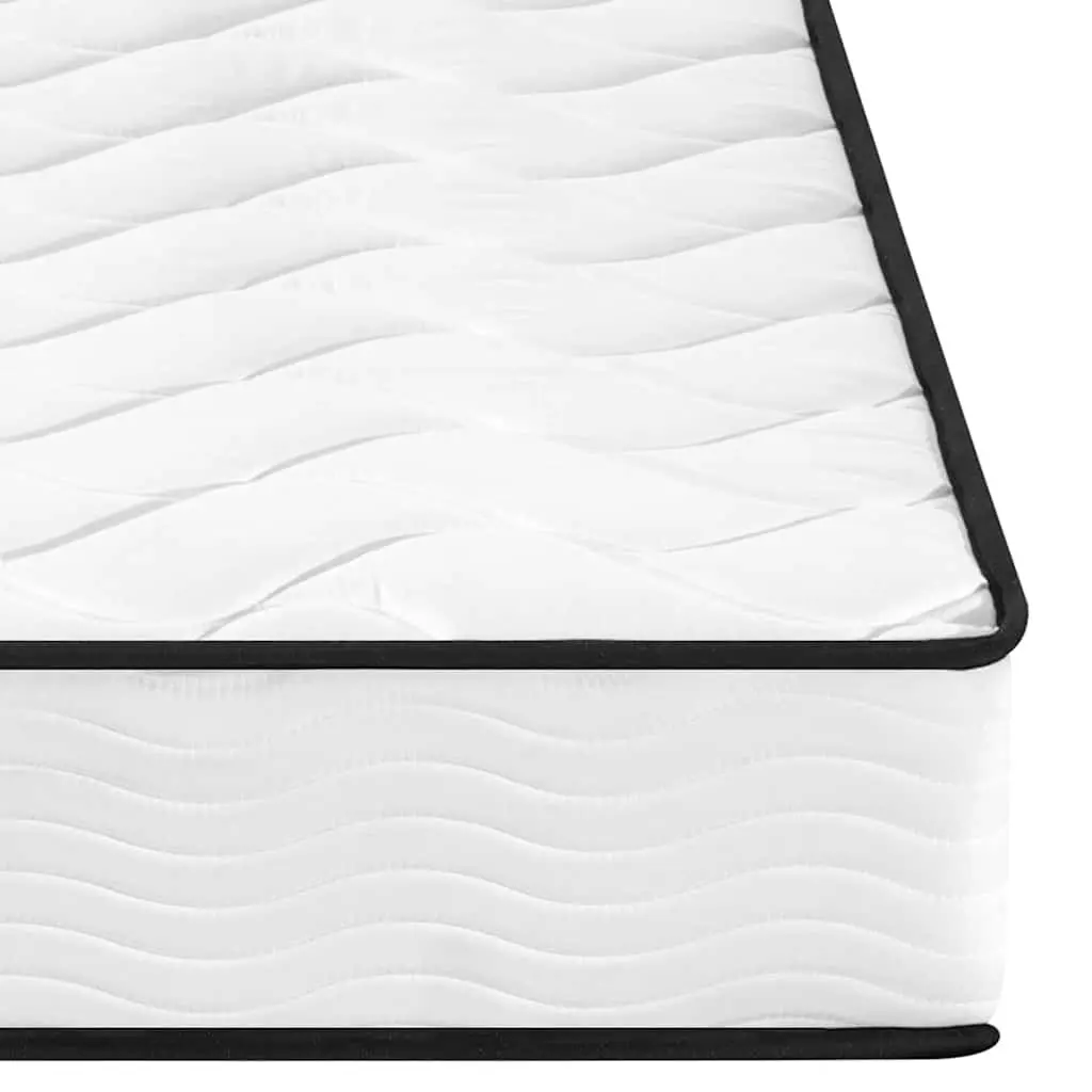 Bonnell Spring Mattress White Queen Size 152x203 cm Medium Firmness
