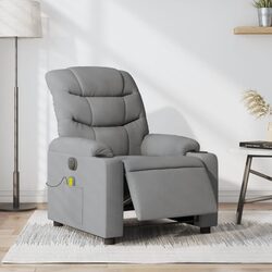 Your New Favorite Spot: Grey Electric Massage Recliner