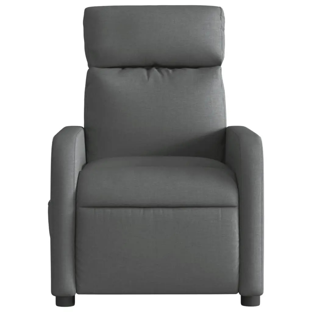 Grey Electric Massage Recliner with Functionality