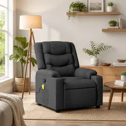 Concise Features of the Dark Grey Massage Recliner Chair