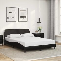 Compact Double Bed Frame with Headboard for Cozy Spaces