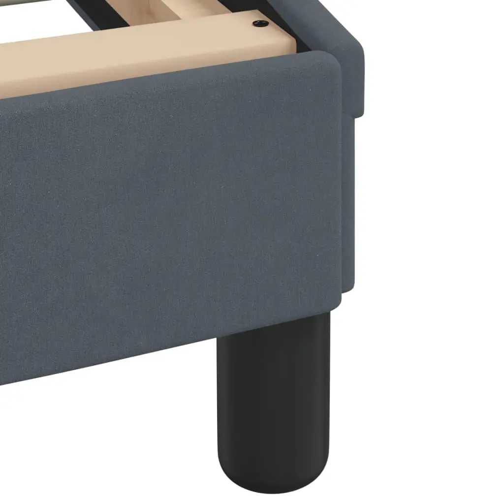 Grey Velvet Queen Bed Frame
