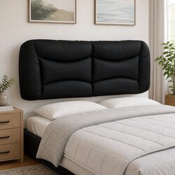 Black Headboard Cushion 137cm – Simple and Effective