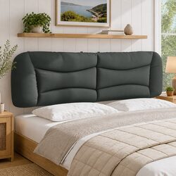 Grey Fabric Headboard Cushion 180cm