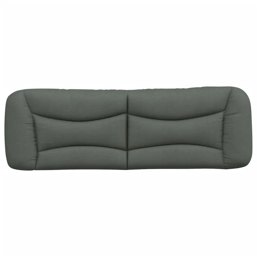 Headboard Cushion Grey 153cm Wall Mounted Bed Pillow Back Support