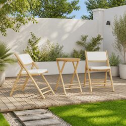 Compact and Stylish Bistro Set for Outdoor Use