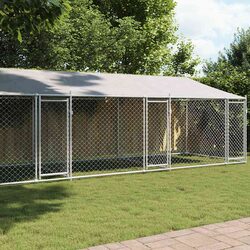 Compact and Strong Dog Cage with Roof