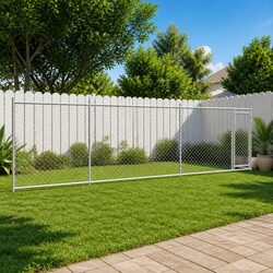 Sturdy Outdoor Dog Kennel with Lockable Door