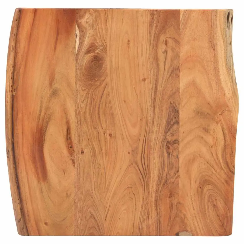 Bar Table Live Edge 60x60x110cm Solid Acacia Wood Kitchen Dining Furniture