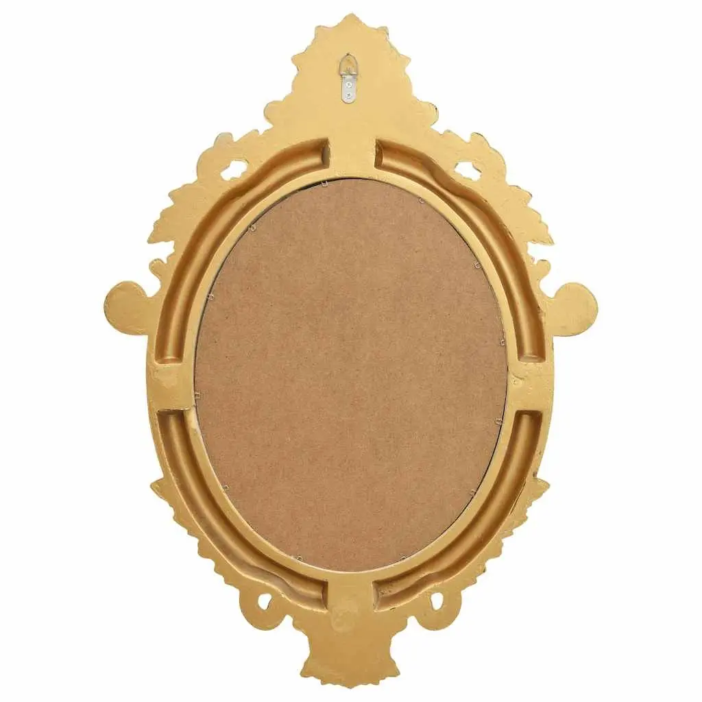 Wall Mirror Gold 56x76 cm Castle Style Ornate Frame
