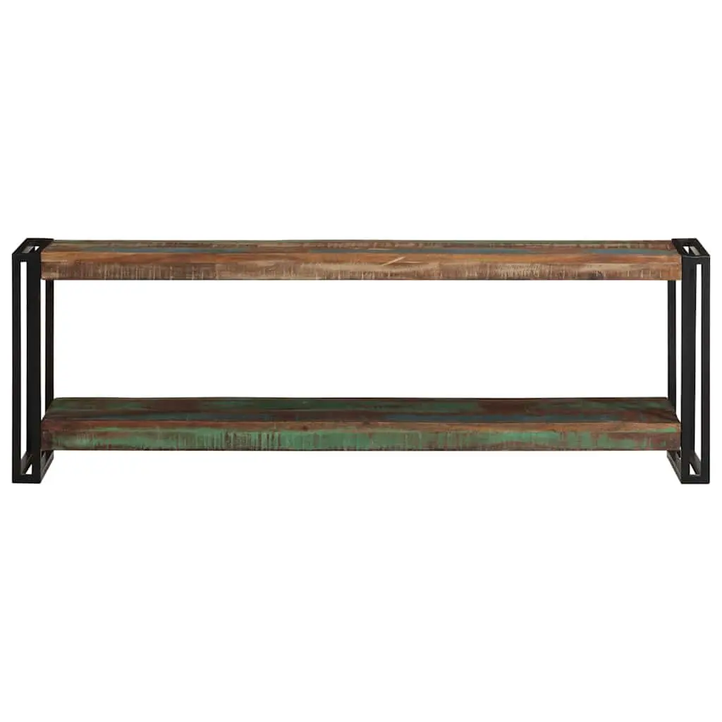 TV Cabinet 120x30x40 cm Solid Reclaimed Wood Brown Industrial Living Room