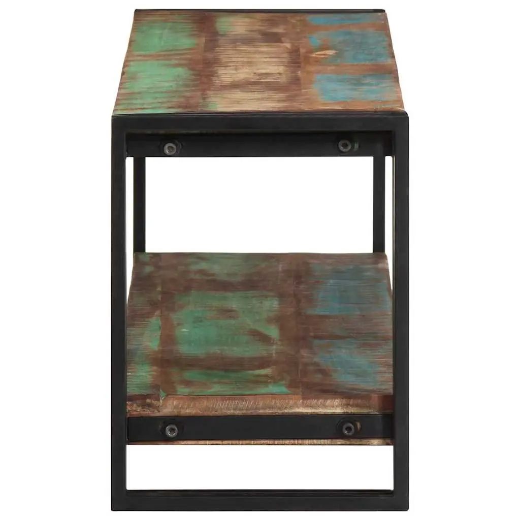 TV Cabinet 120x30x40 cm Solid Reclaimed Wood Brown Industrial Living Room