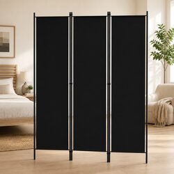 3-Panel Room Divider Freestanding Folding Privacy Screen Partition Bedroom