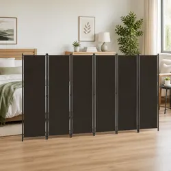 Compact 6-Panel Room Divider: A Stylish Solution