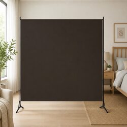 Compact Brown Room Divider Screen for Privacy Needs