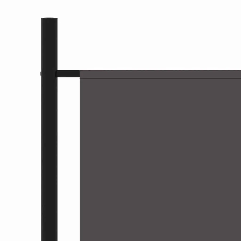 Room Divider Screen Anthracite 175x180 cm Fabric Privacy Partition Folding Panel