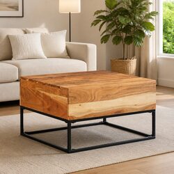 Compact Acacia Coffee Table – Perfect for Your Space