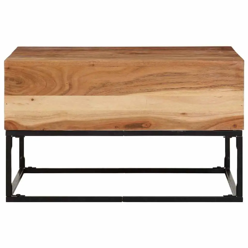Coffee Table Brown 68x68x41cm Solid Acacia Wood Living Room Accent Furniture