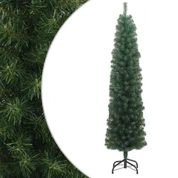 Confidently Choose This 180cm Slim Green Christmas Tree