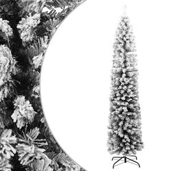 Compact 180cm Christmas Tree with Flocked Snow