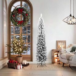 180cm Christmas Tree with Flocked Snow