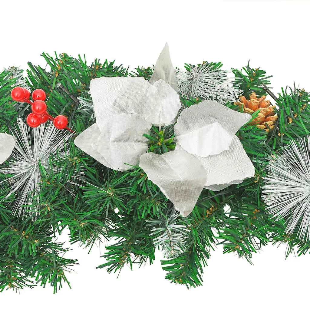 Christmas Garland Green 2.7m LED Lights Indoor Outdoor Seasonal Decoration