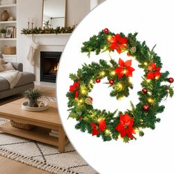 Get Your 2.7m LED Christmas Garland - Durable and Festive!