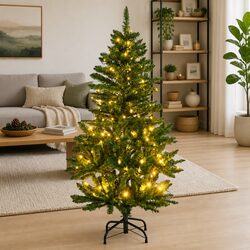 150cm Artificial Christmas Tree with Easy Setup