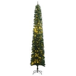 Concise: 270cm Slim Tree with 300 LEDs, Green