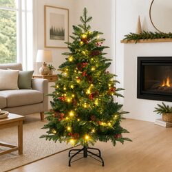 Artificial Christmas Tree 120cm with 8 Lighting Modes