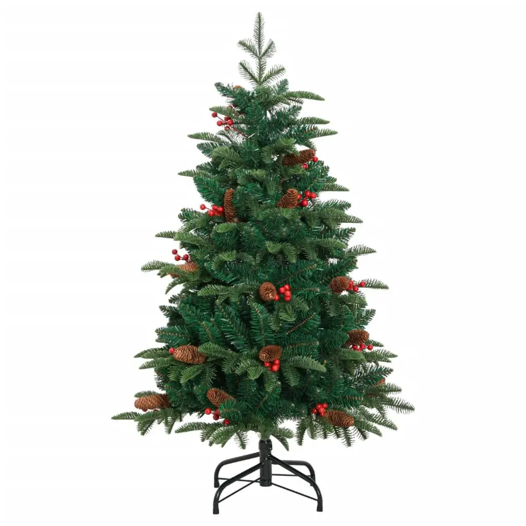 Artificial Hinged Christmas Tree Green 150cm 150 LEDs 8 Lighting Modes