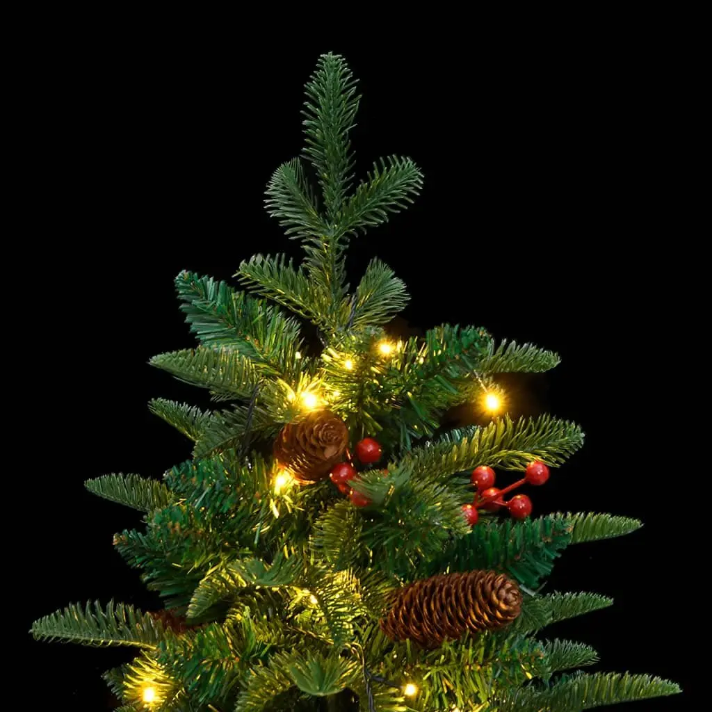 Artificial Hinged Christmas Tree Green 150cm 150 LEDs 8 Lighting Modes