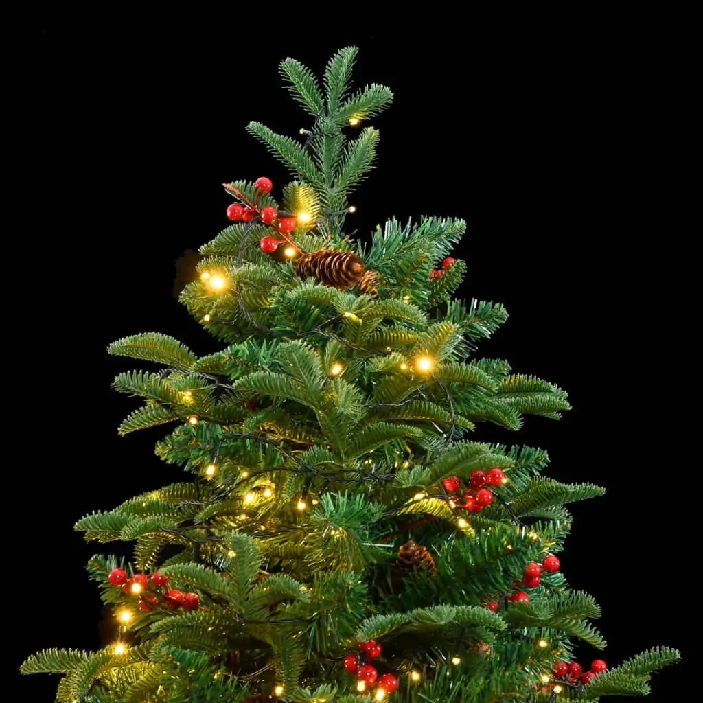 Artificial Christmas Tree Green 180cm Hinged with 300 LEDs and 8 Lighting Modes