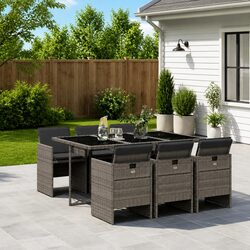 Quality 7-Piece Garden Dining Set for Outdoor Enjoyment